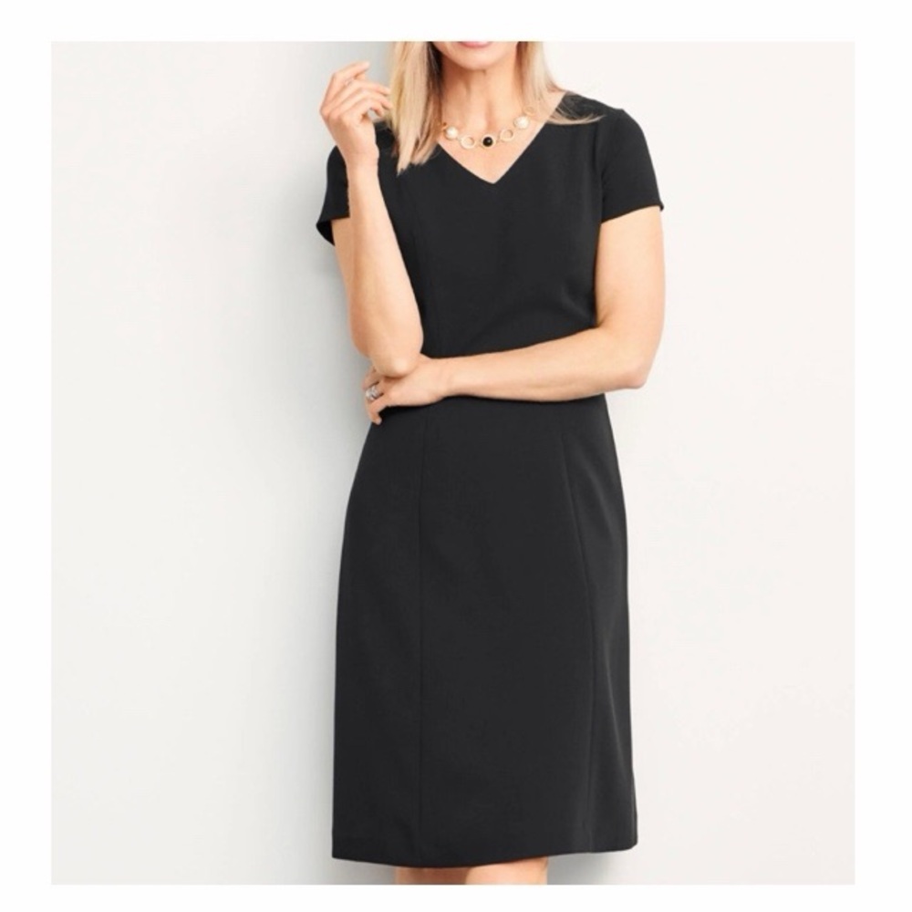 Talbots Easy Travel Collection Fit And Flare Dress